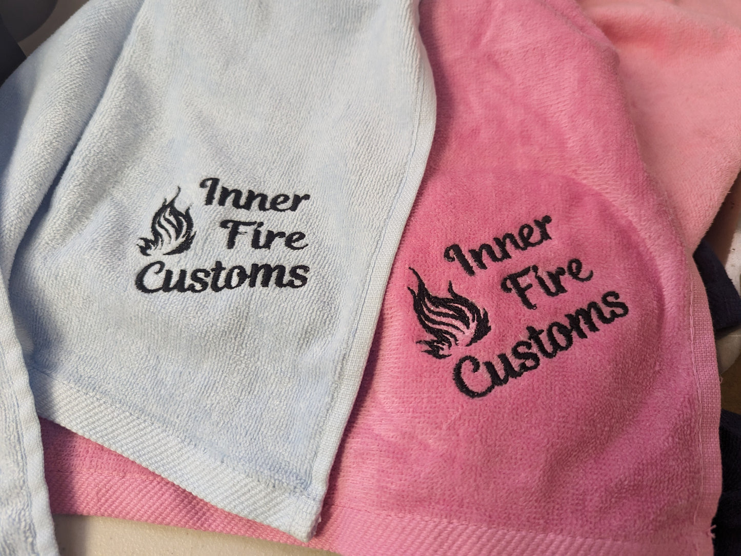 Finger towel - custom embroidered