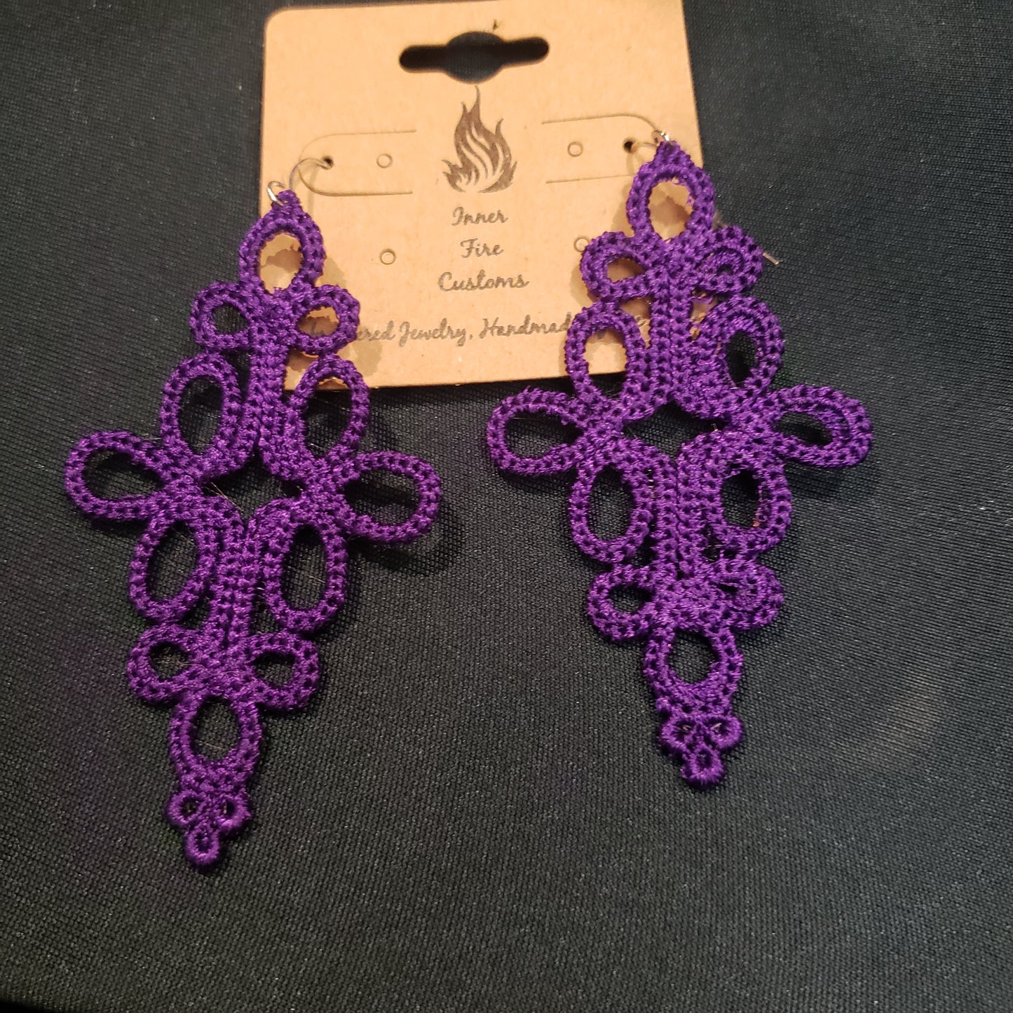 Embroidered Earrings 2pr/20